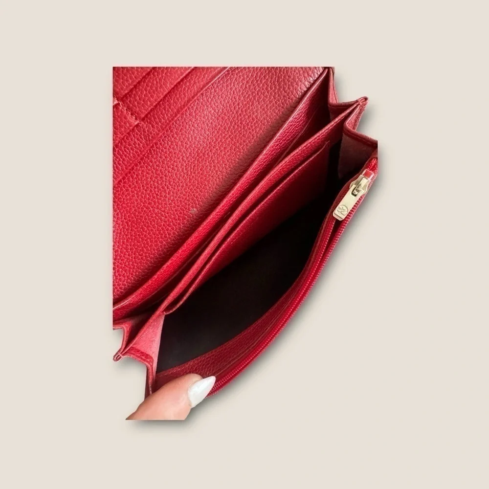 Longchamp leather wallet